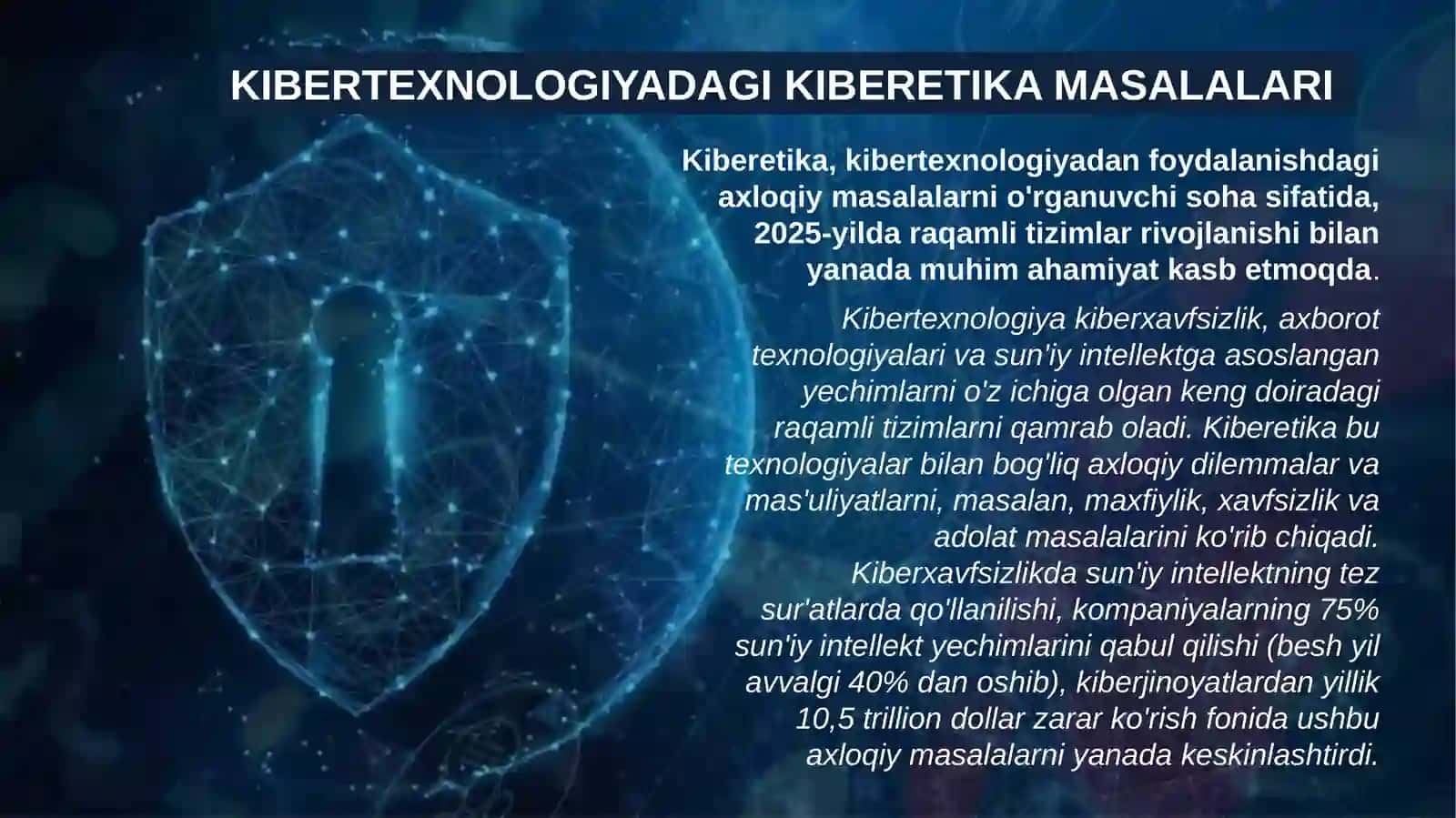 KIBERTEXNOLOGIYADAGI KIBERETIKA MASALALARI 2
