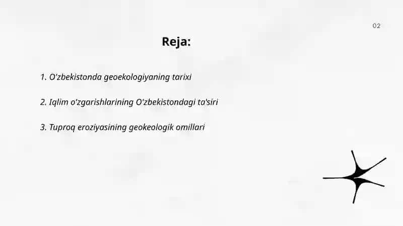 O'zbekistonda geoekologiyaning rivojlanishi va hozirgi holatini tahlil qilish 2