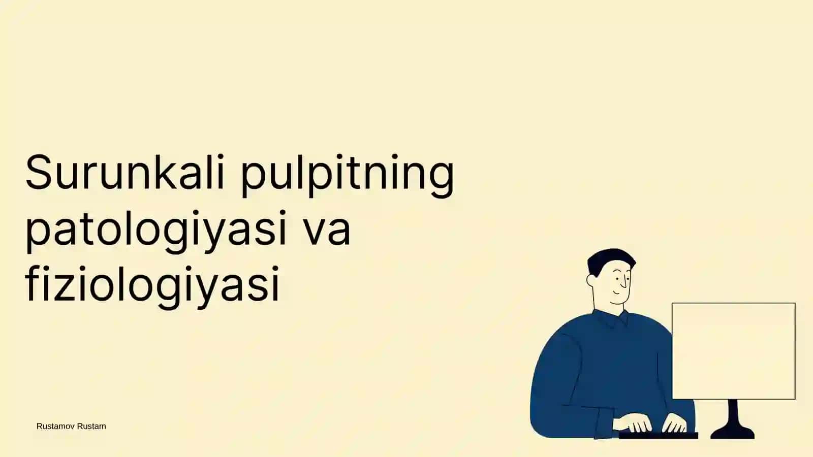 Surunkali pulpitning patologiyasi va fiziologiyasi 2