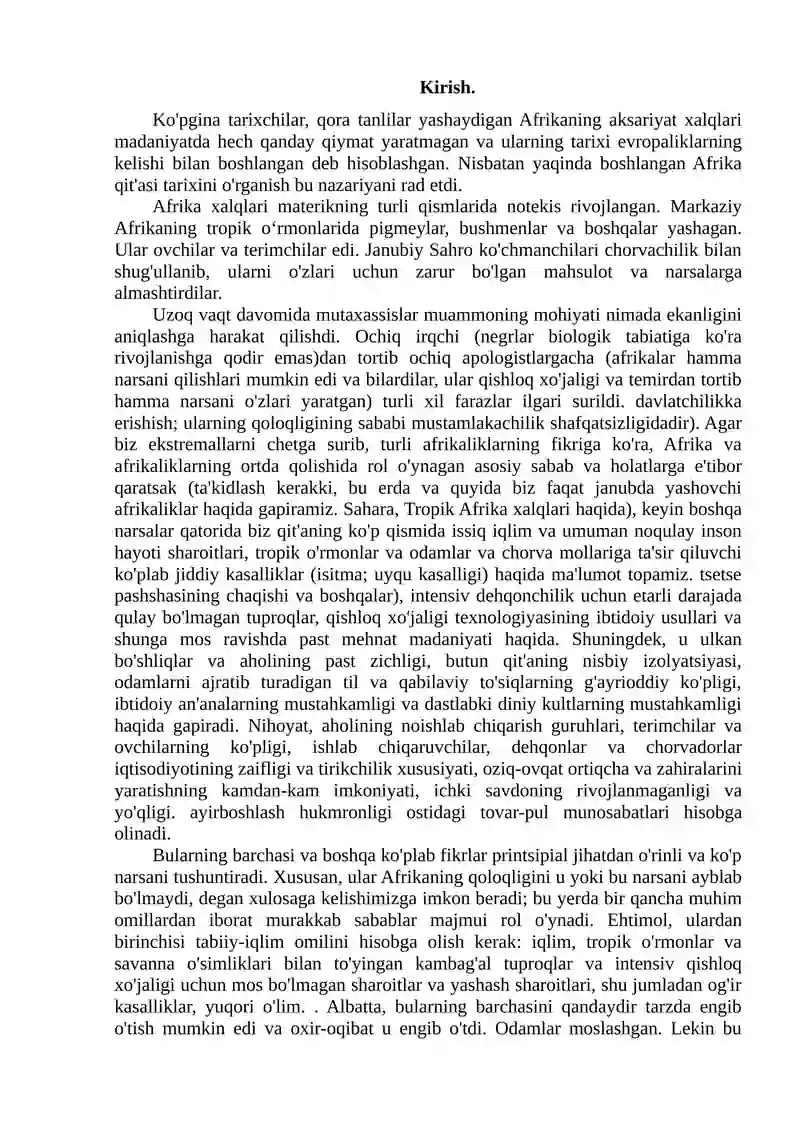 Afrika xalqlari 2