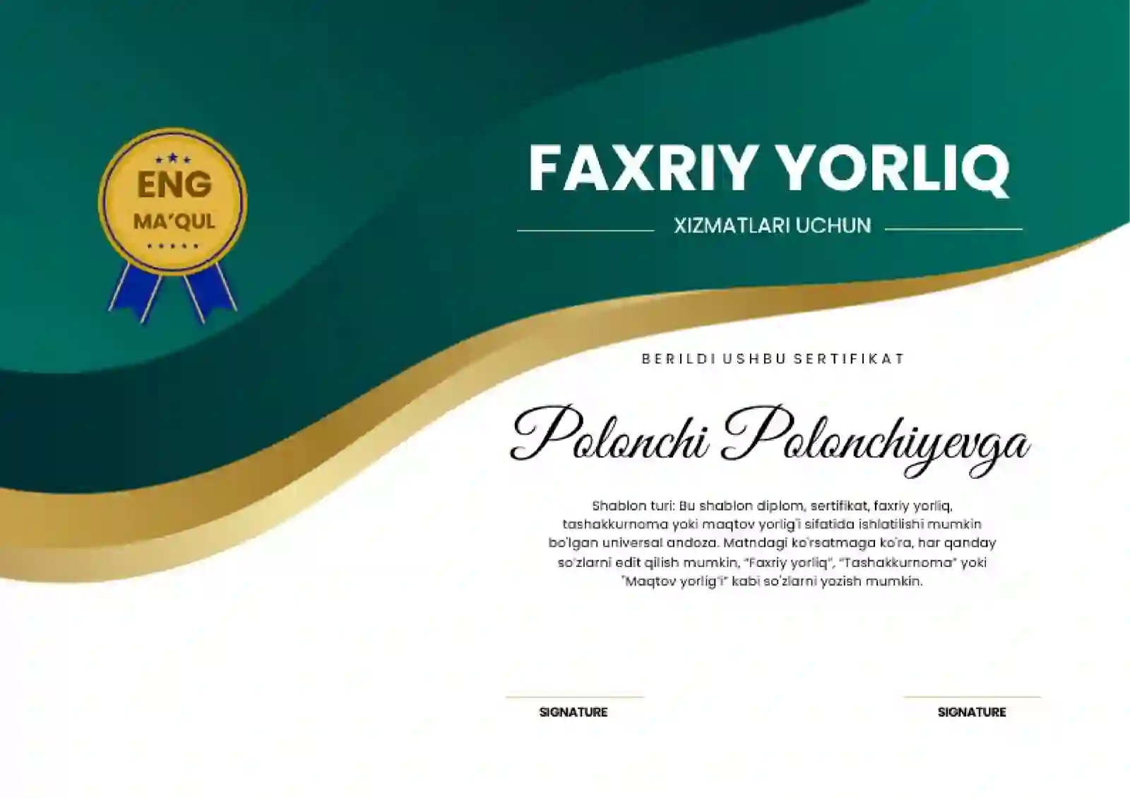 FAXRIY YORLIQ XIZMATLARI 2