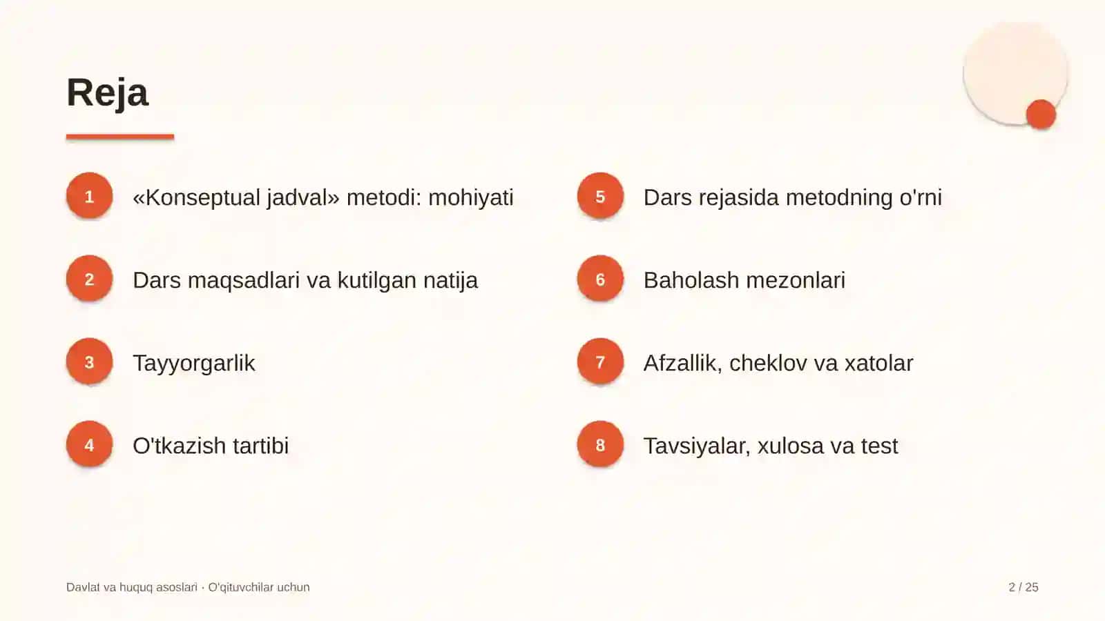 davlat va huquq asoslari darslarida konseptual jadval metodidan foydalanish 1195 2