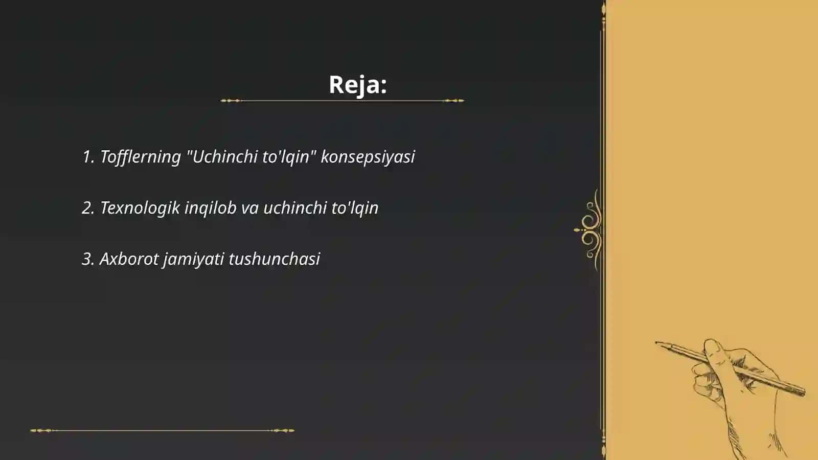Alvin Tofflerning "Uchinchi To‘lqin" asari 2