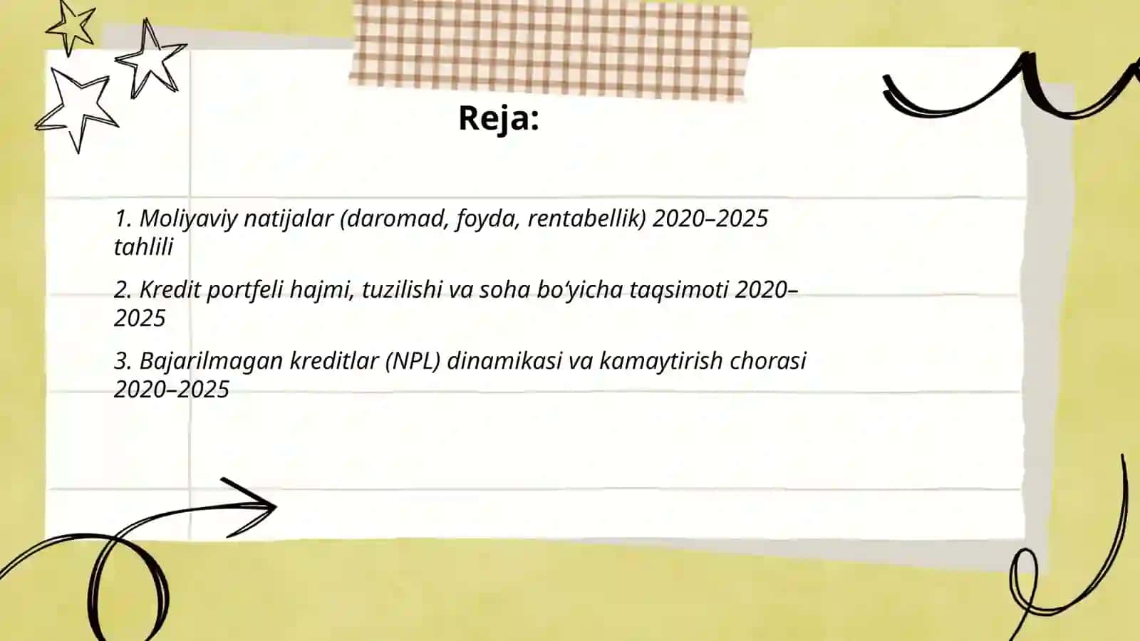 Moliyaviy natijalar (daromad, foyda, rentabellik) 2020–2025 tahlili 2