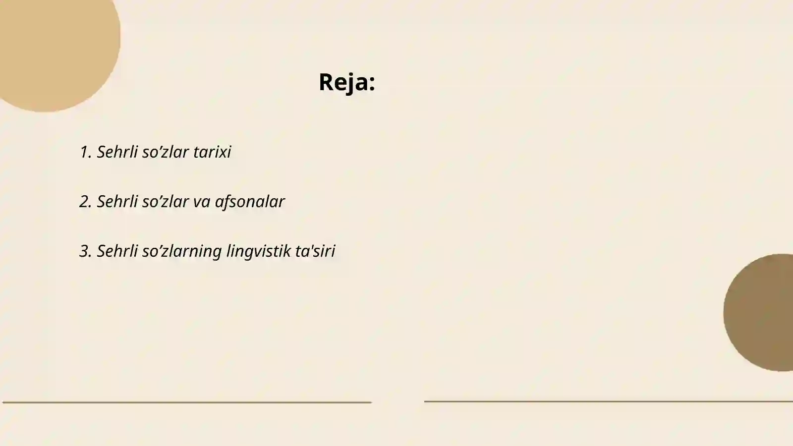 Sehrli so'zlar 2