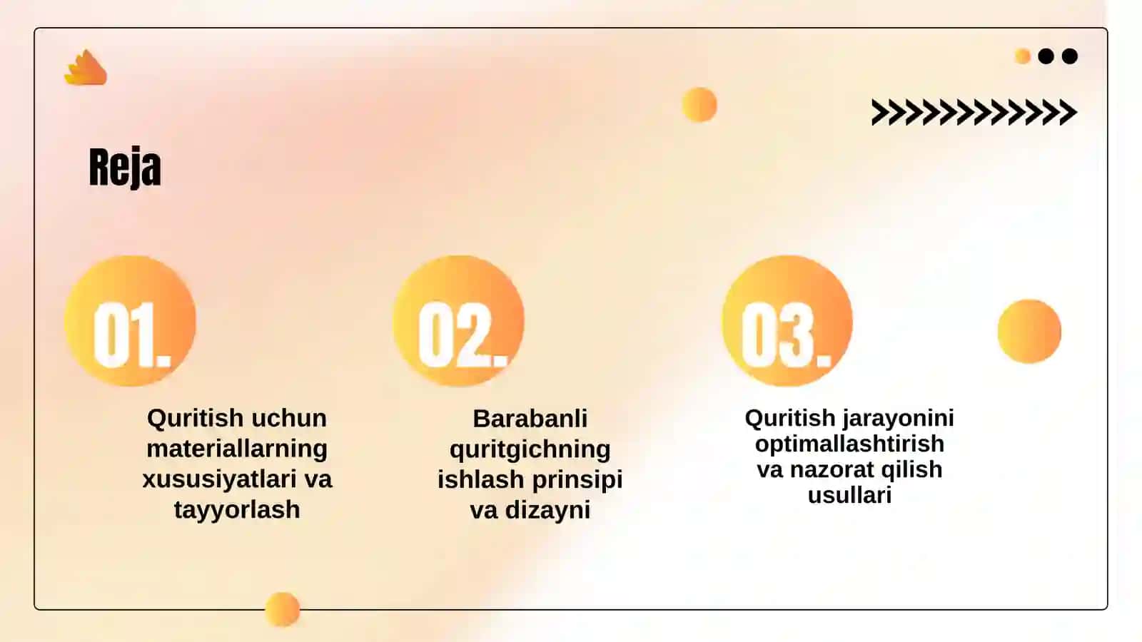 Sochiluvchan materiallarni quritish uchun 0.5 x 3.5 m barabanli quritgich loyihasi 2