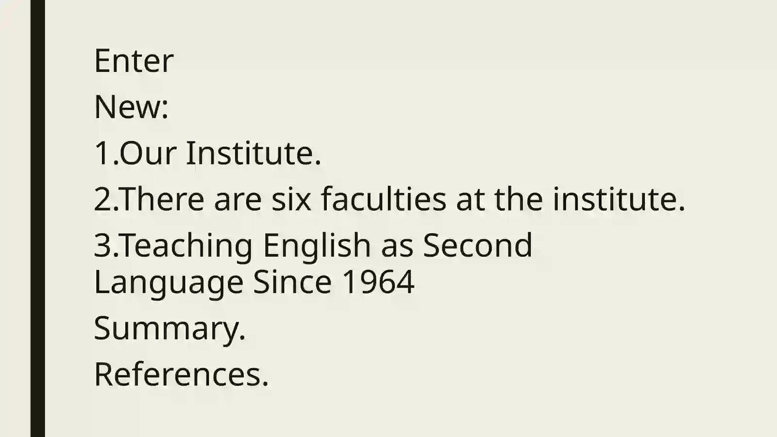 Teaching English as Second Language Since 1964 2