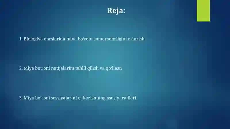 Biologiyadarslarda aqliy hujumo‘tkazish 2