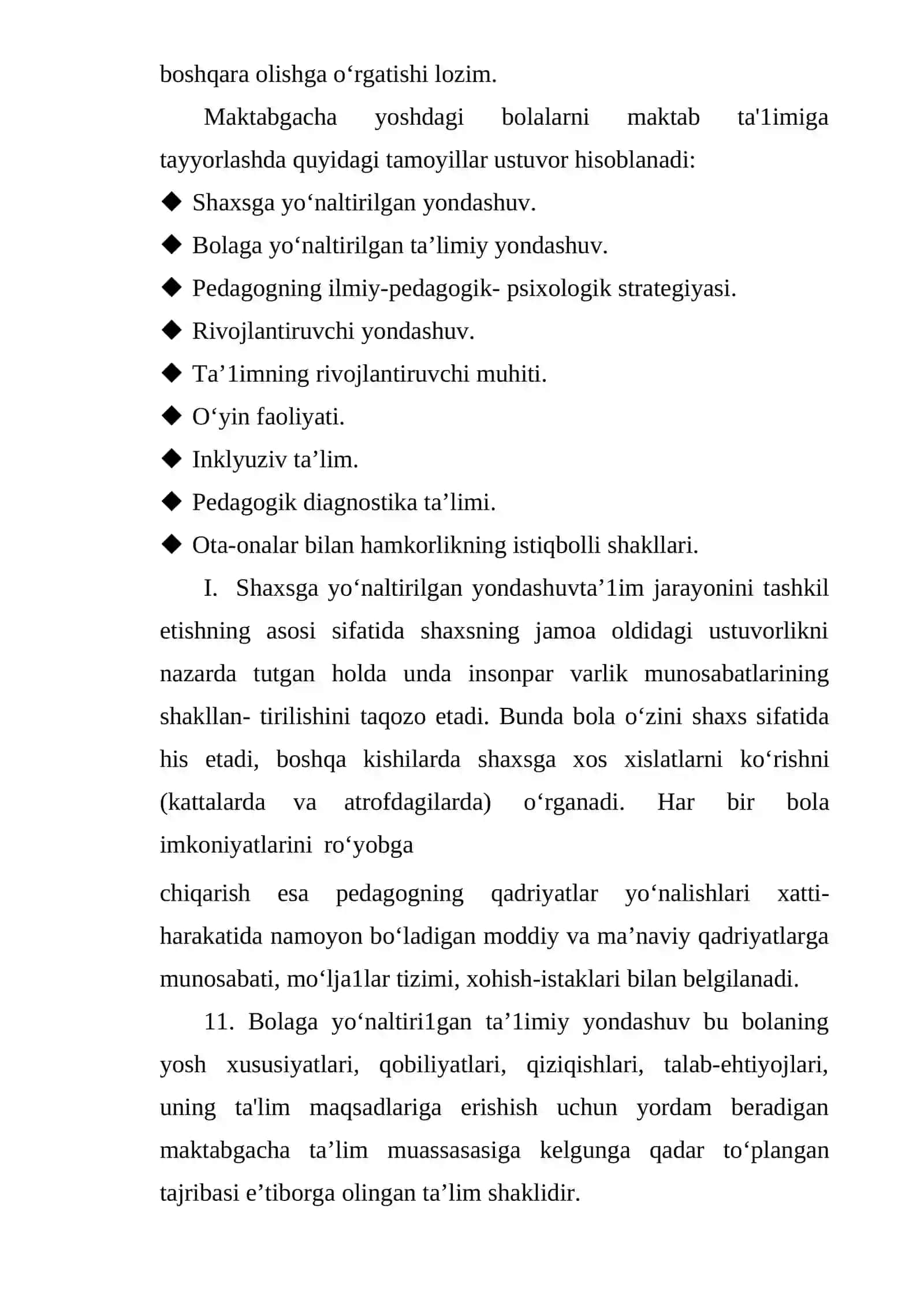 TAYYORLOV GURUHI BOLALARINI MAKTABGA O‘QISHGA TAYYORLASH 2
