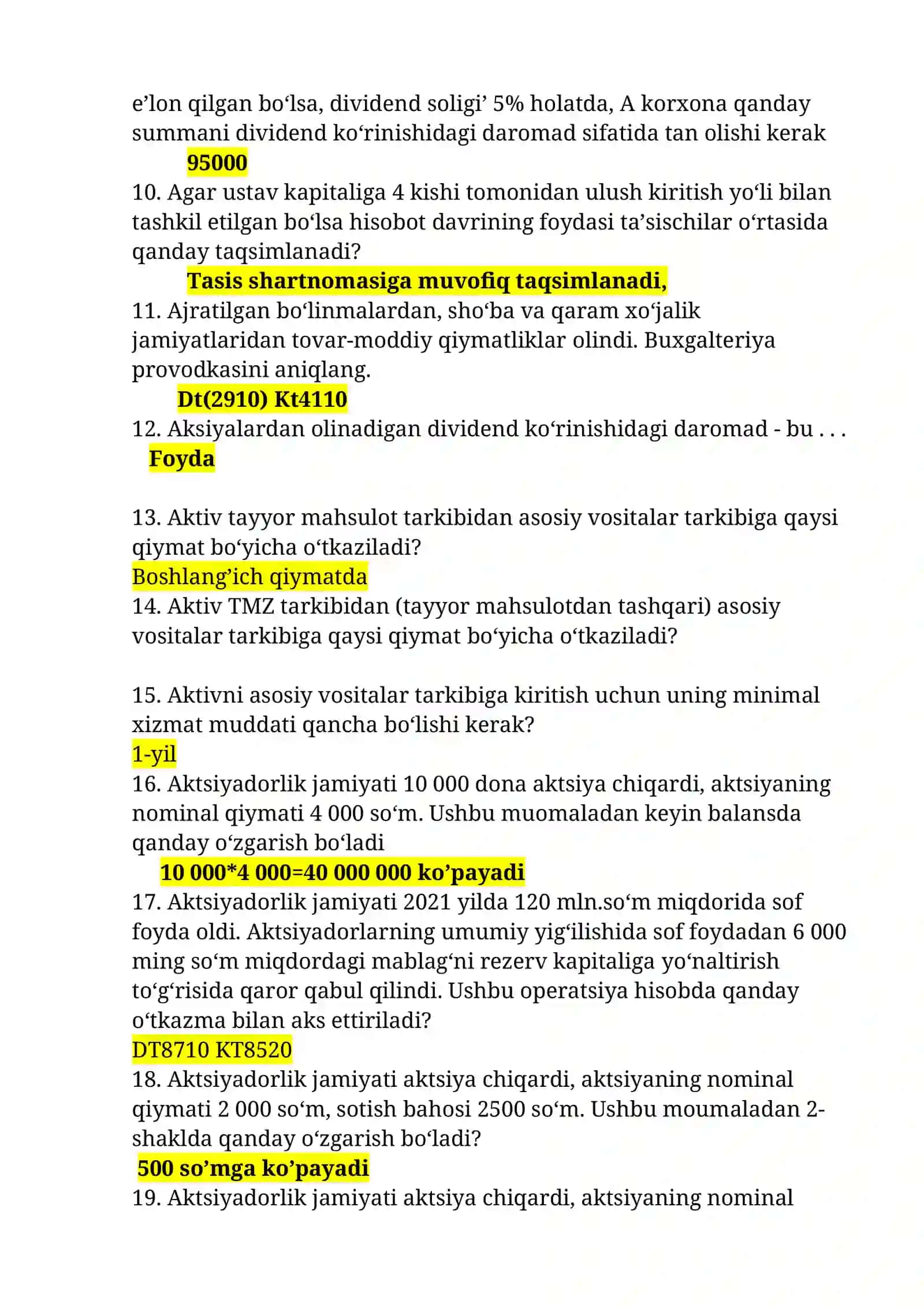 Yangi xodimning birinchi mehnat ta’tili qachon beriladi? 2