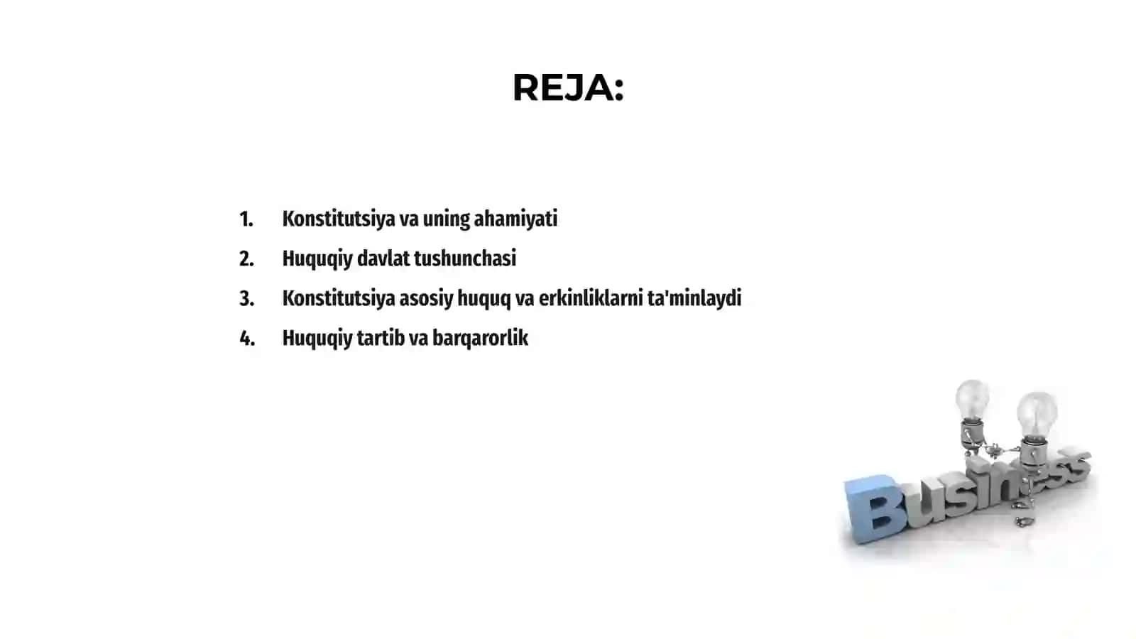 Konstitutsiya - huquqiy davlat va baxtiyor jamiyat 2