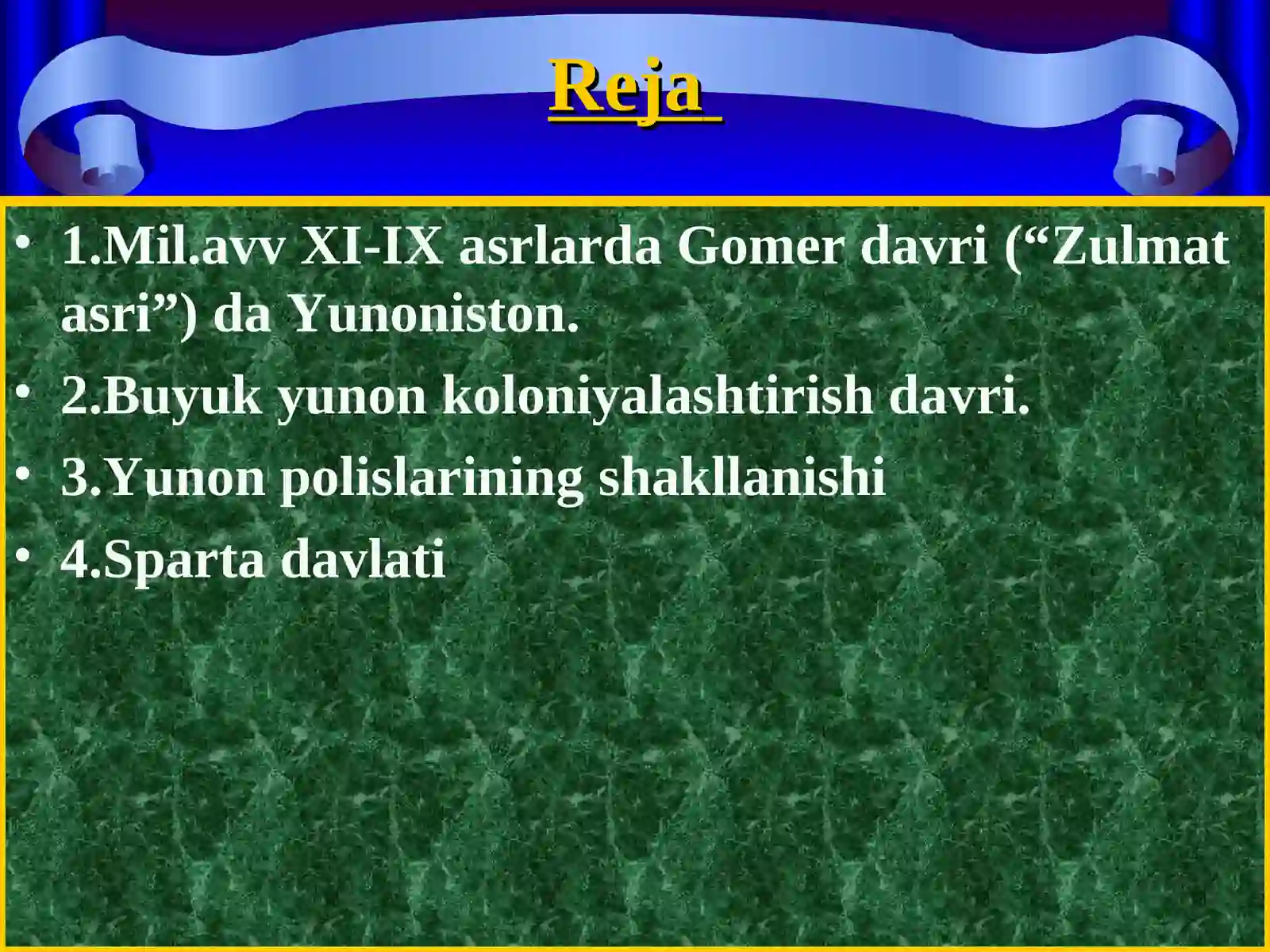 Yunoniston Tarixi 2