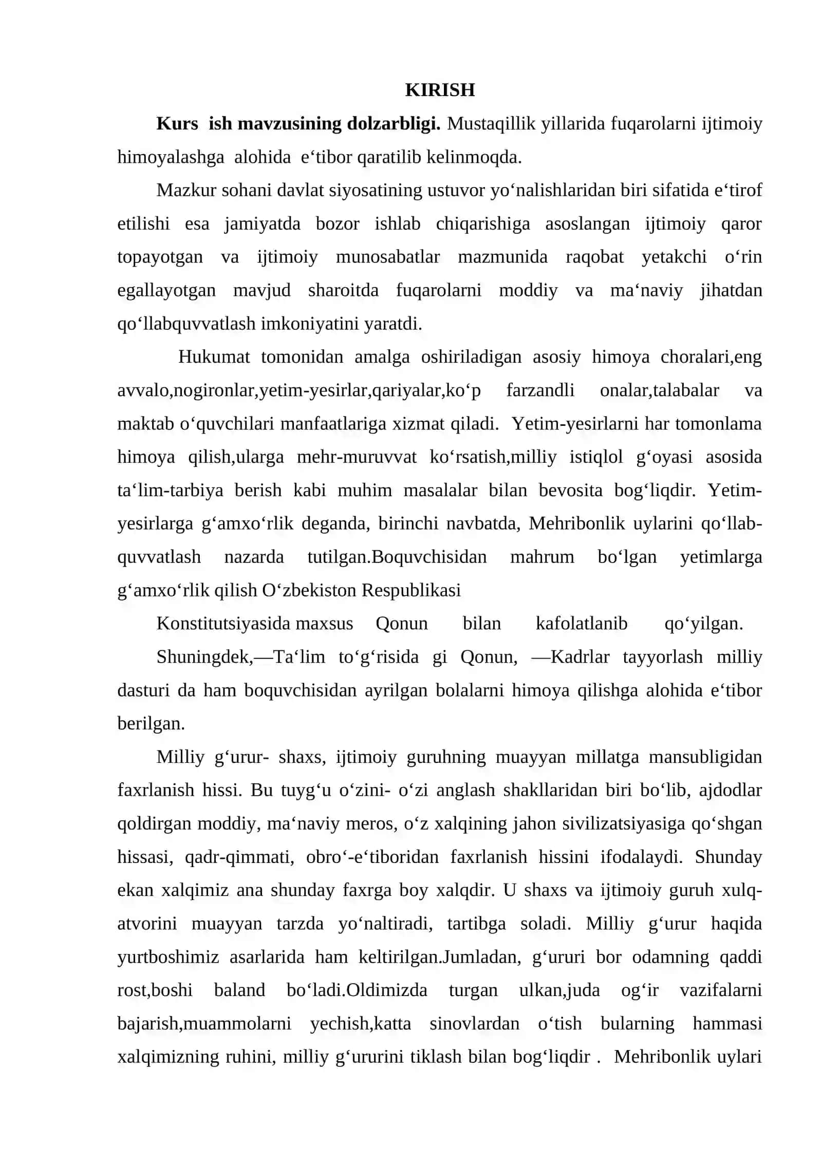 KEKSALAR VA NOGIRONLAR UCHUN INTERNAT UYLARIGA YO'LLANMA BERISH VA FUQAROLARNI PARVARISHLASH TARTIBINI KO'RSATISH 2