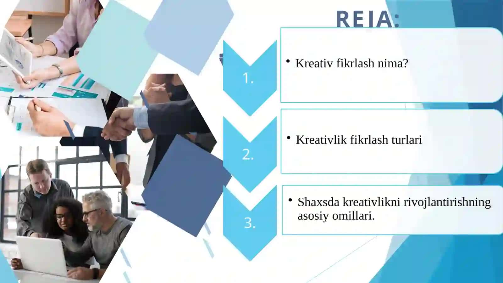 Kreativ fikrlash AKKK 2