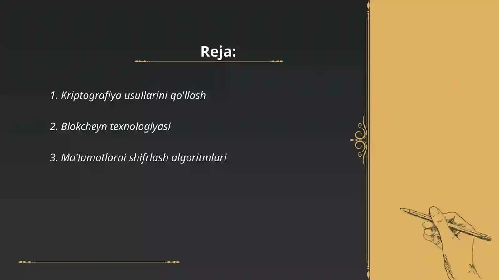 Kriptografiya usullari 2