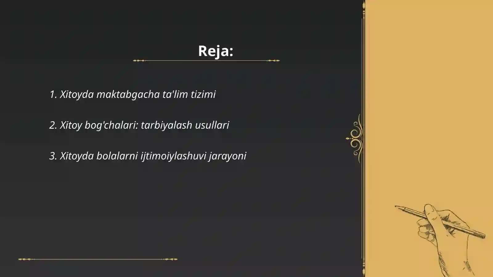 Xitoy bogʻchalari haqida taʼlim tarbiya 2