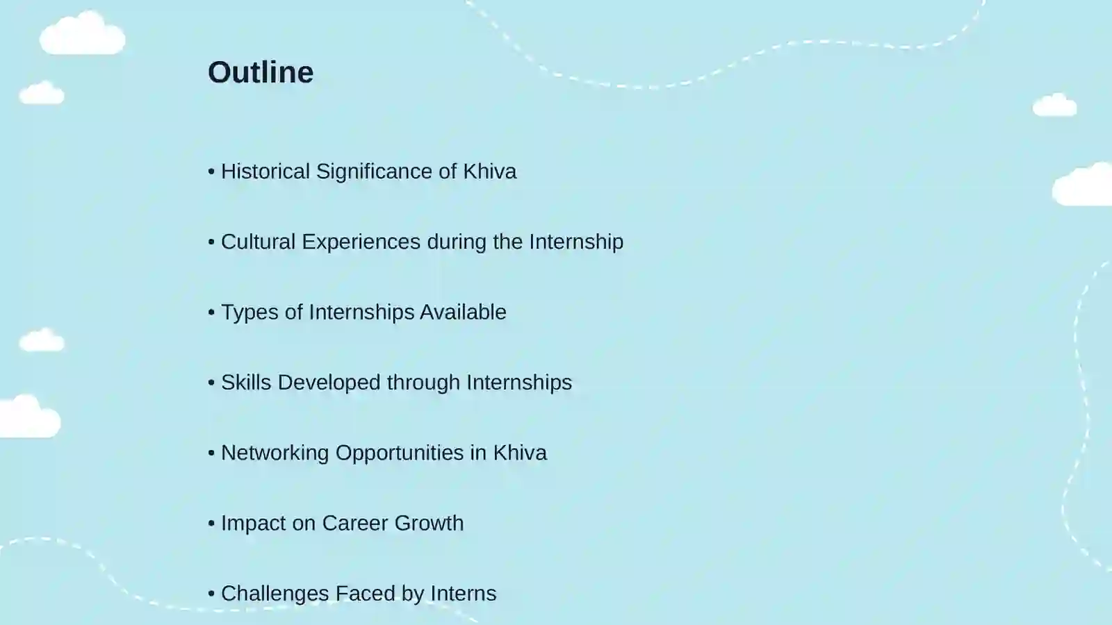 Internship in Khiva 2
