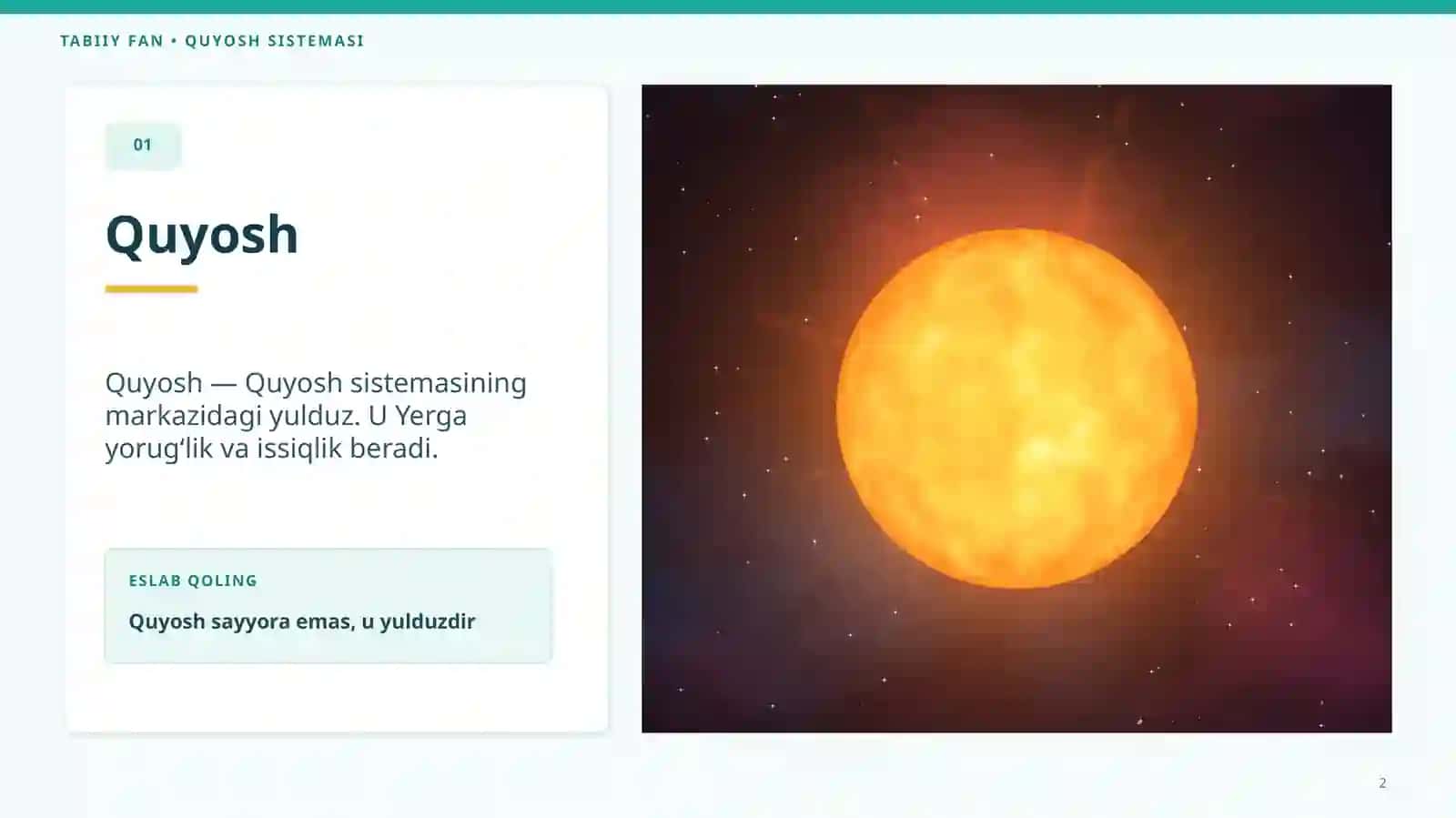 Quyosh sistemasi 2