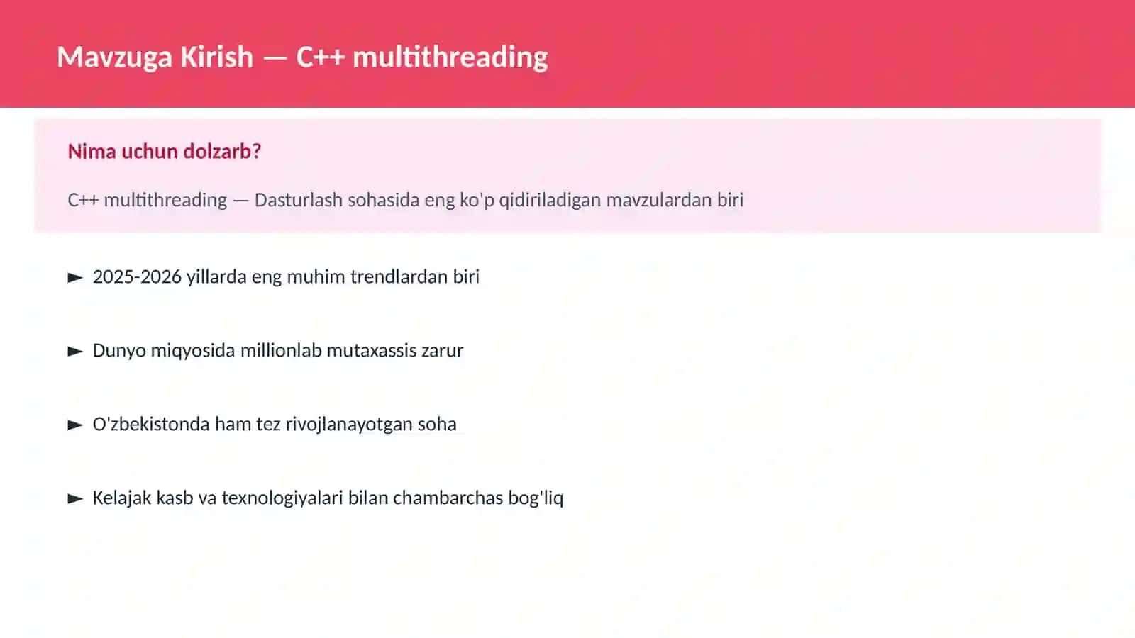 C++ multithreading 2