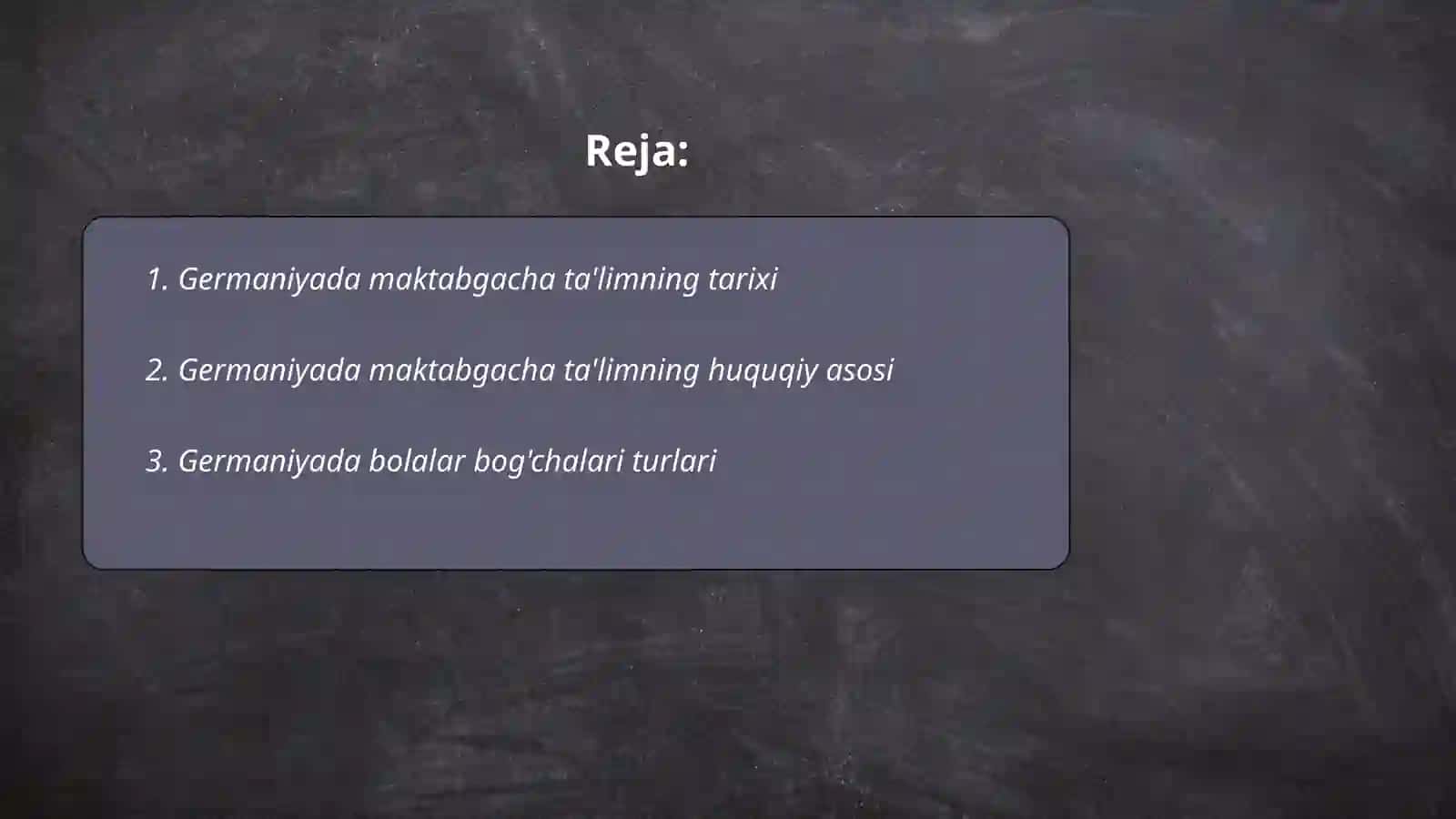Germaniyada maktabgacha ta'limning tarixi 2