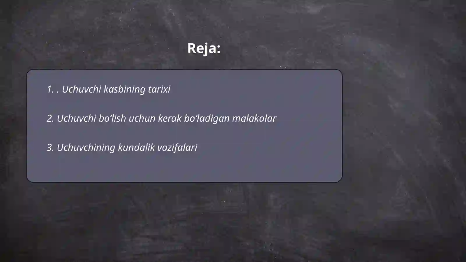 Uchuvchi kasbi 2