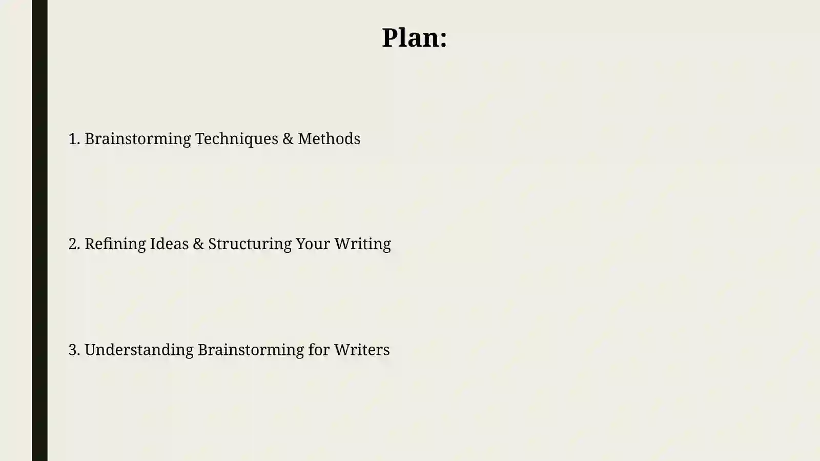Brainstorming as a writing technique 2