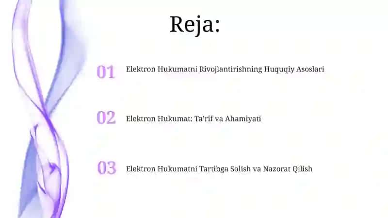 Elektron Hukumatni Rivojlantirishning Huquqiy Asoslari 2