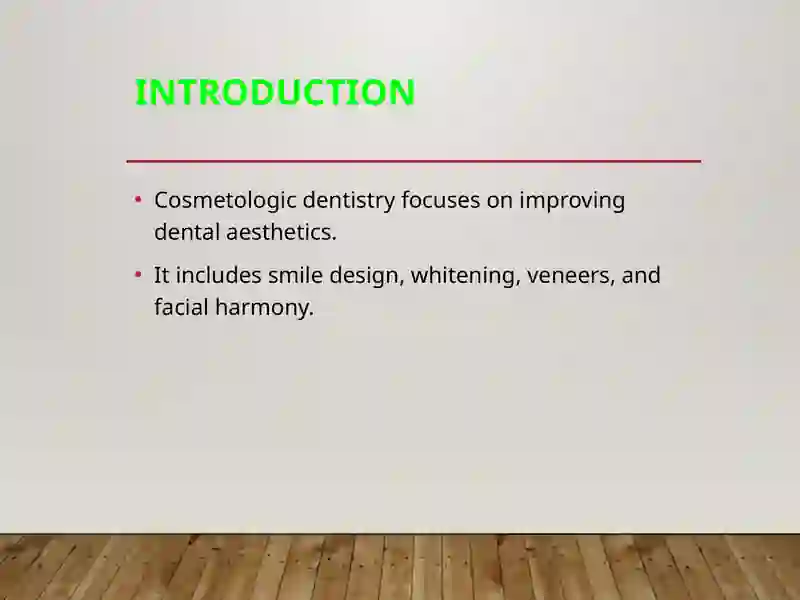 Cosmetologic Dentistry 2