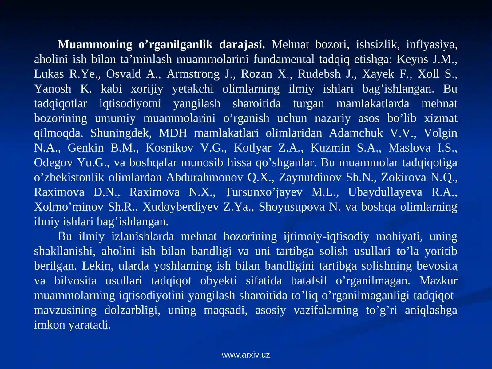Kasb-hunar kollejlari va akademik litseylar bitiruvchilarini ishga joylashtirish 2