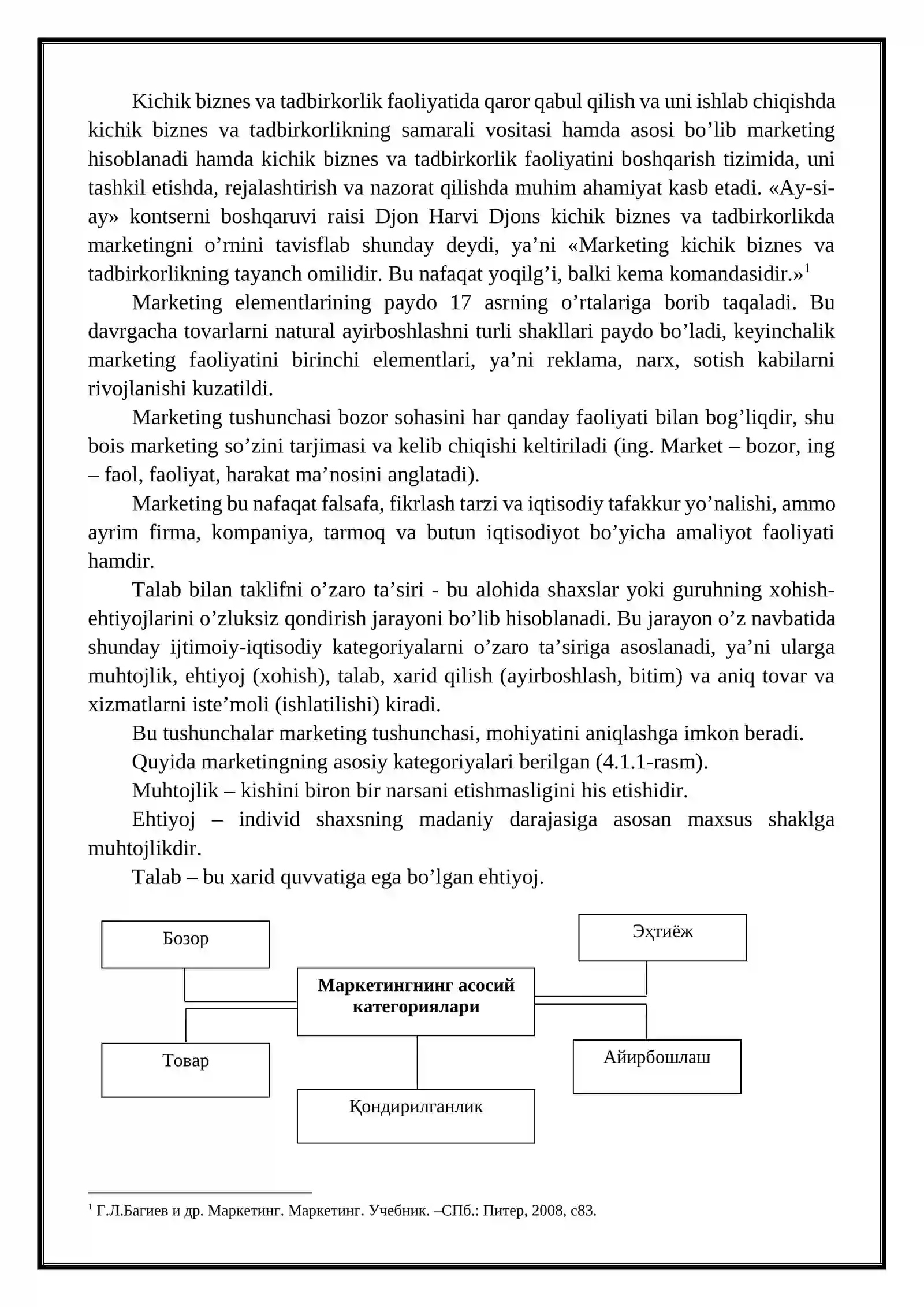 Kichik biznes va tadbirkorlik sub’ektlarida marketing faoliyatini tashkil etish 2
