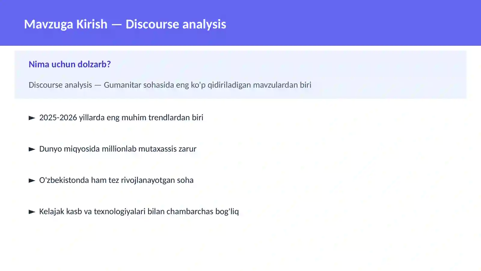 Discourse analysis 2