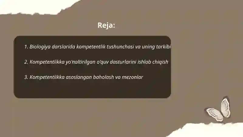 Biologiyani o'qitishda o'quvchilarda kompetentlikni rivojlantirish 2