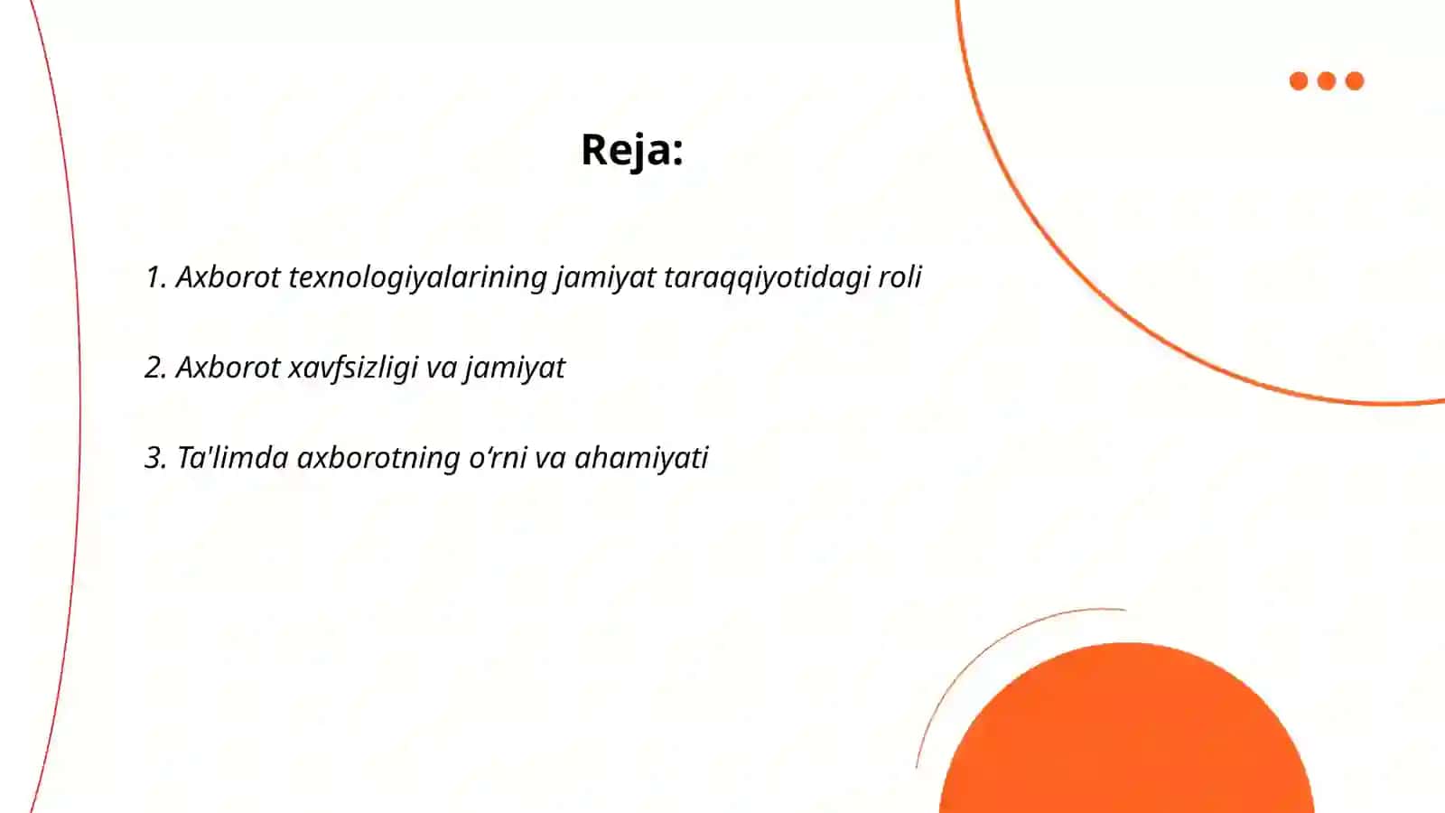 Axborotning jamiyatda tutgan orni va ahamiyati 2