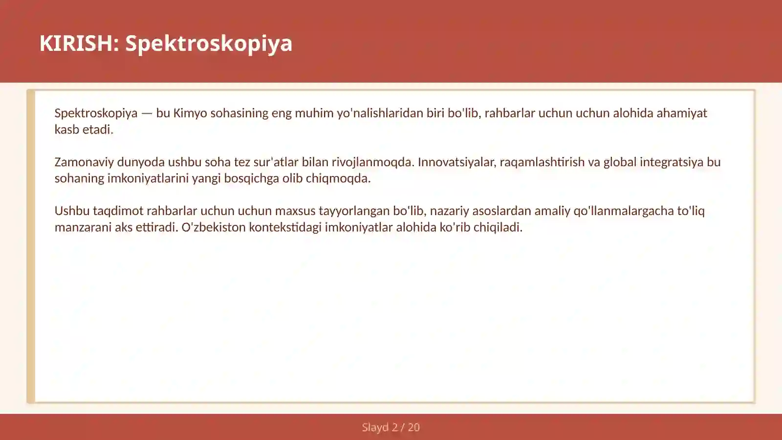 SPEKTROSKOPIYA 2