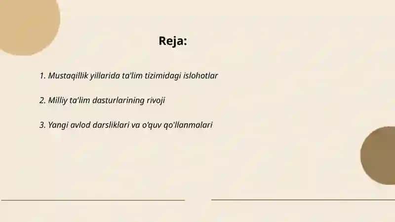 Mustaqillik yillarida ta'lim,fan va ma'daniyat 2