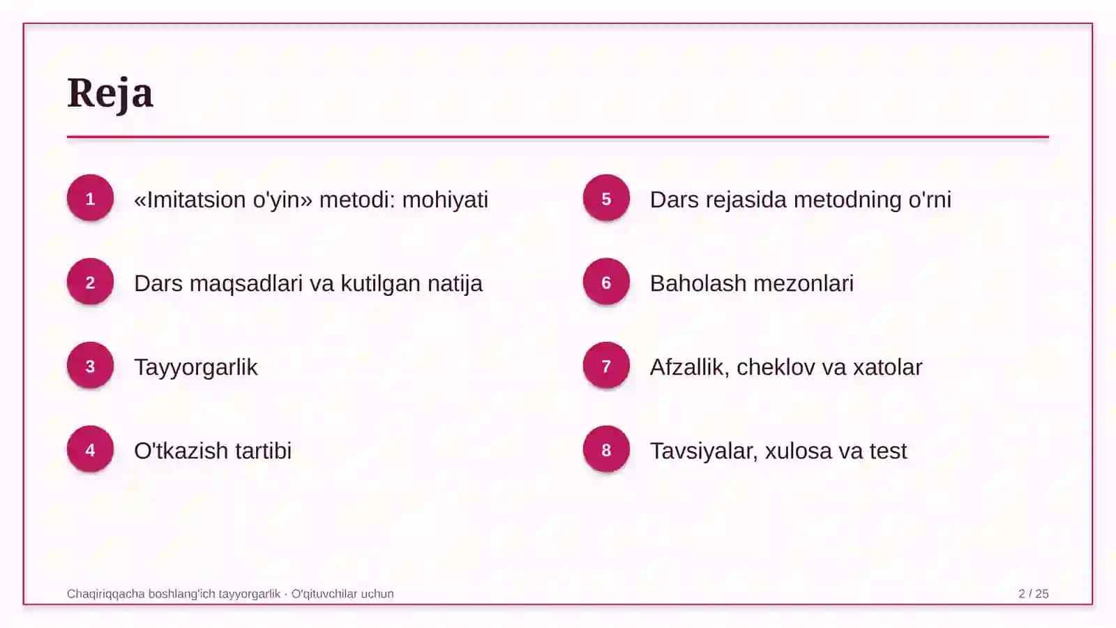 chaqiriqqacha boshlang'ich tayyorgarlik darslarida imitatsion o'yin metodidan foydalanish 4923 2