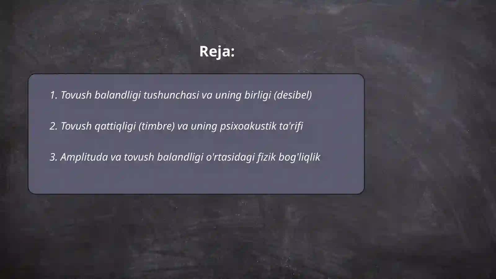 Tovush balandligi va qattiqligi 2