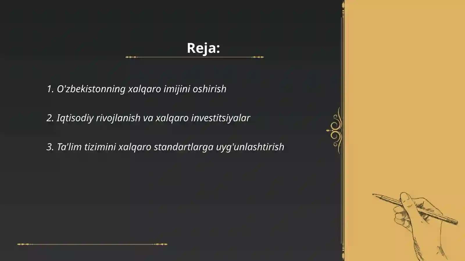 Oʻzbekistonni xalqaro reytinglardagi koʻrsatgichlarini koʻtarishning tarixiy va siyosiy ahamiyati 2