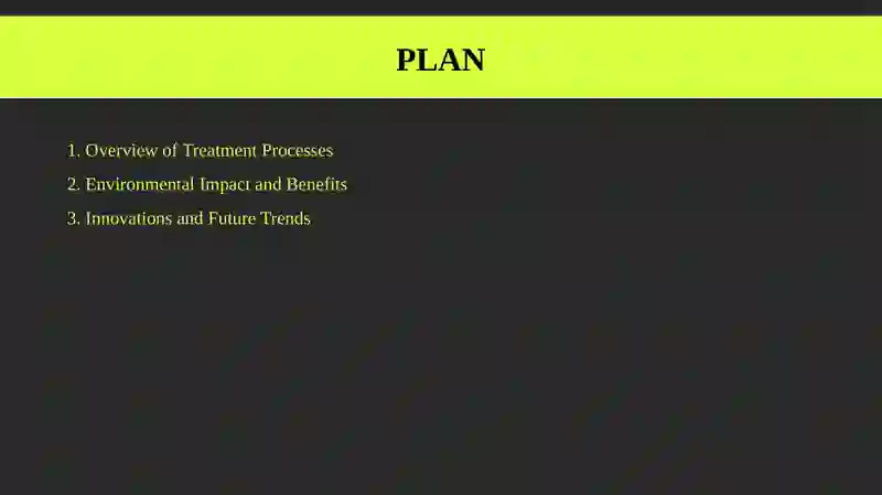 Waste water treatment  Class project 2