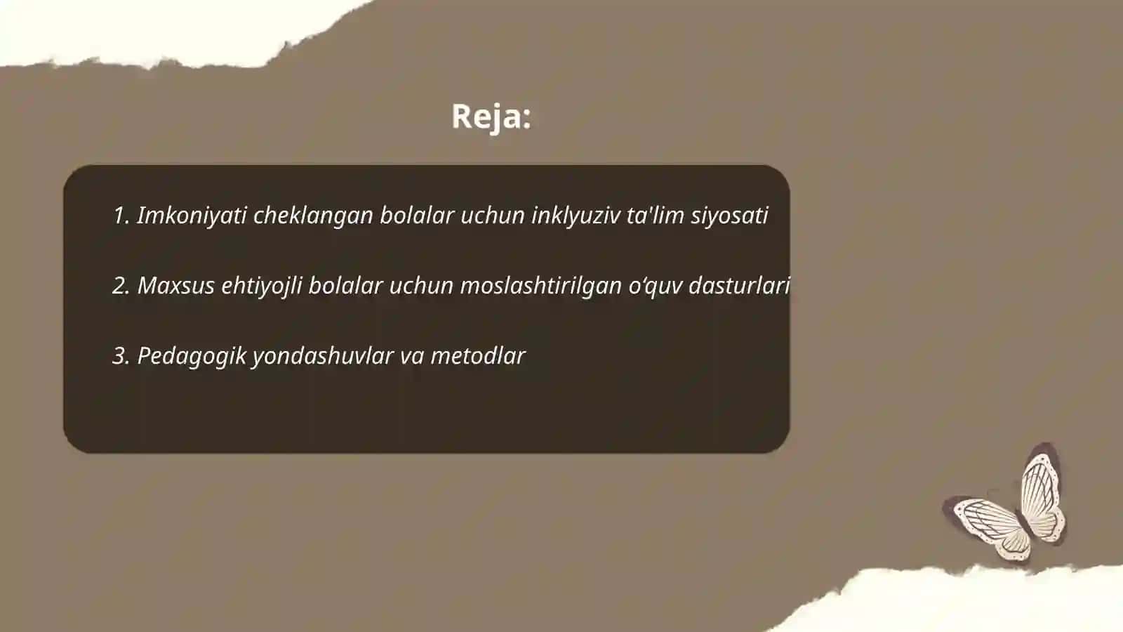 Imkoniyati cheklangan bolalarni umumta'lim maktablarida õqitishda konseptual talablar 2