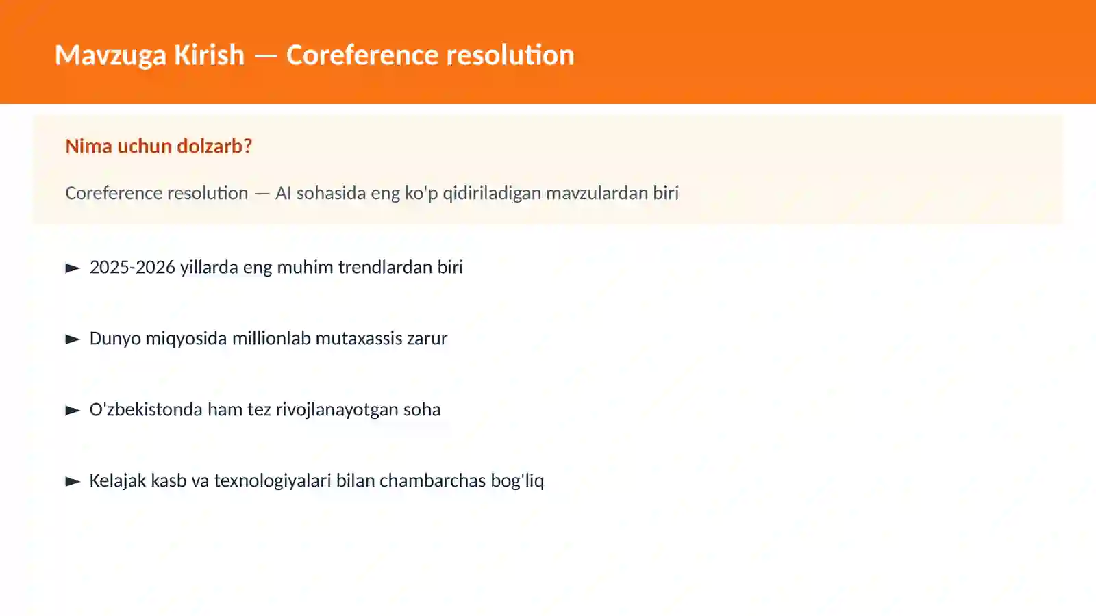 Coreference resolution 2