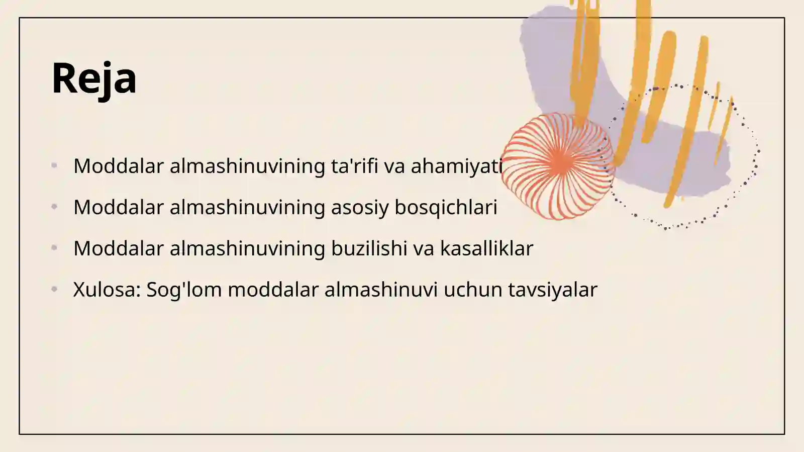 Moddalar almashinuvi 2