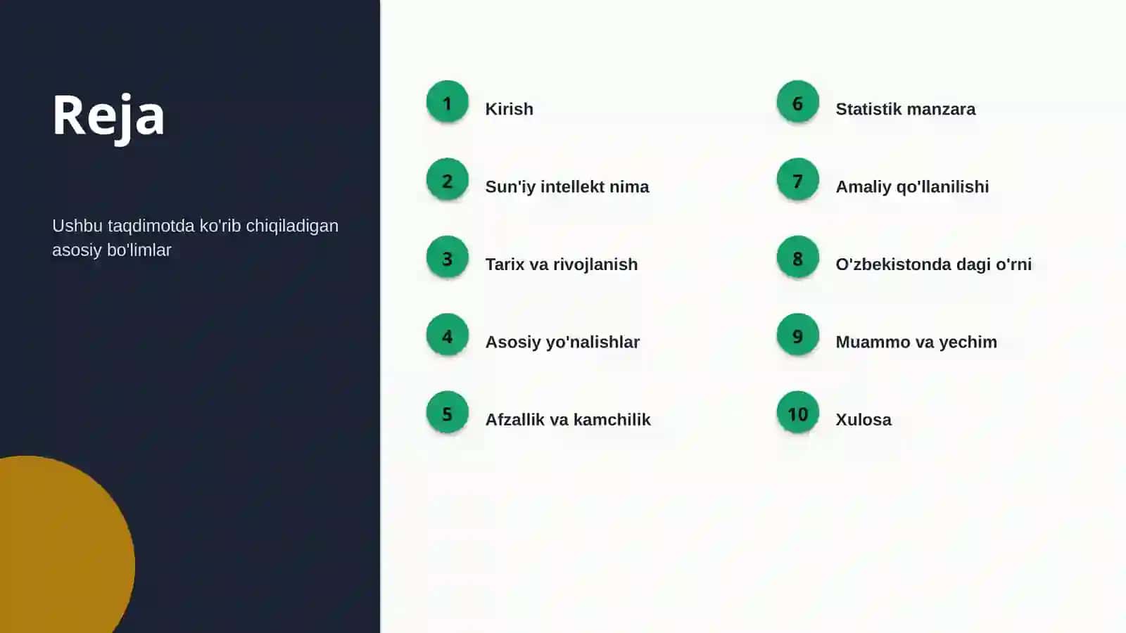 Sun'iy intellekt Asoslari va Tushunchasi 2