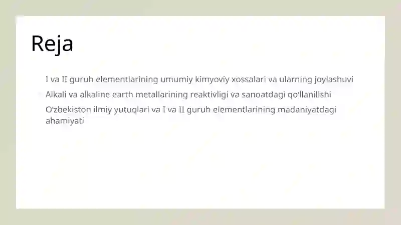 Davriy Elementlar 2