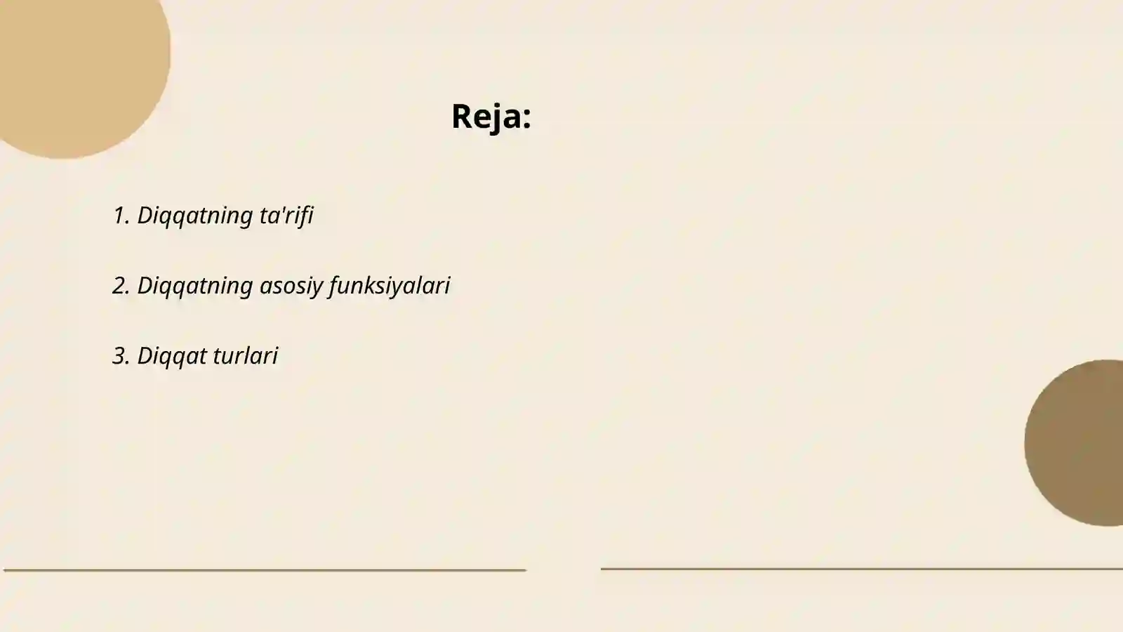 Diqqat haqida tushuncha va uning nerv-fiziologik asoslari 2