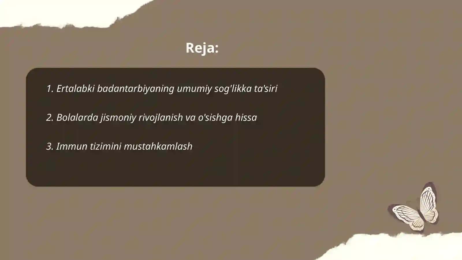 Ertalabki badantarbiyaning bolalar uchun foydasi 2