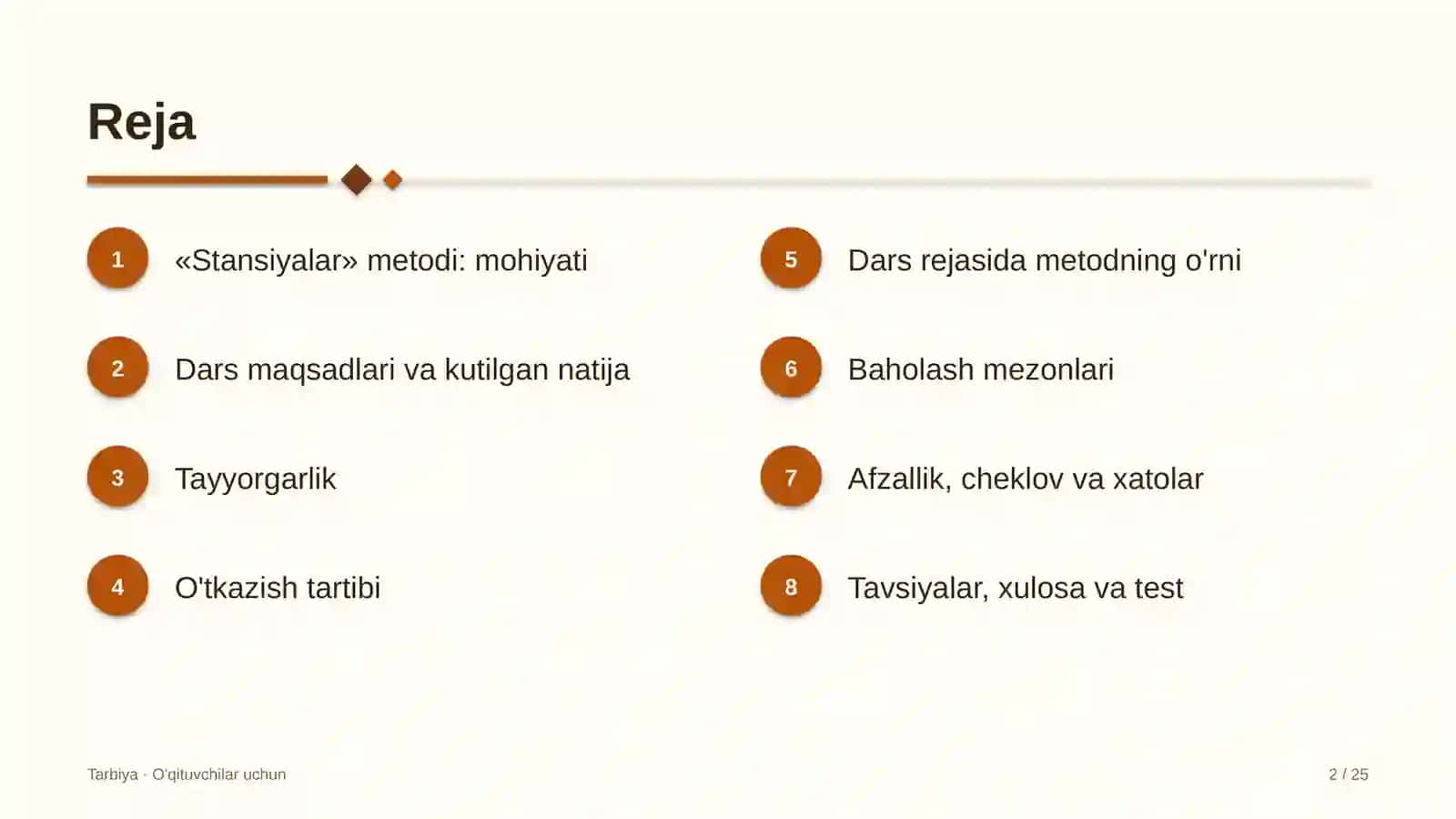 tarbiya darslarida stansiyalar metodidan foydalanish 3250 2