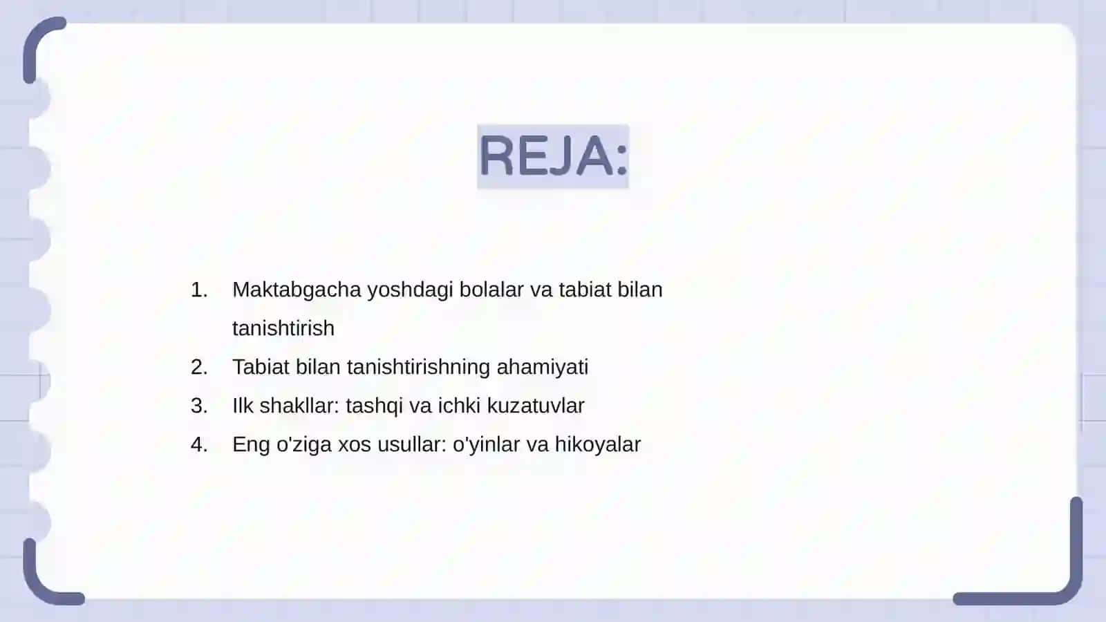 Maktabgacha yoshdagi bolalarning tabiat bilan tanishtirishning ilk shakllari va o'ziga xosligi 2