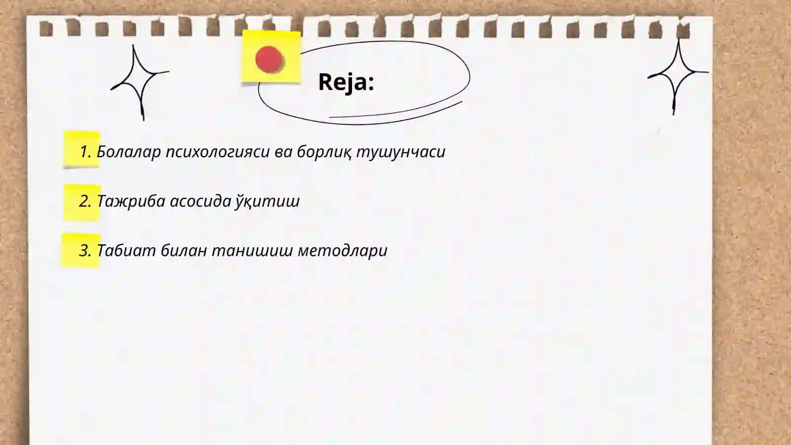 Болаларни борлиқ билан таништириш йуллари 2
