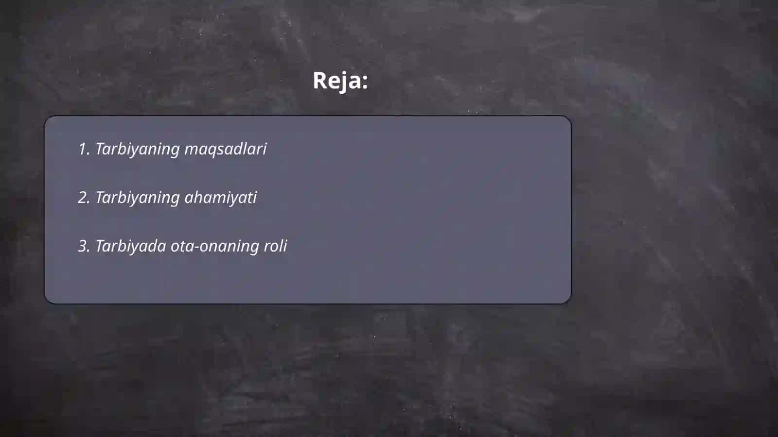Tarbiyaning vazifalari 2